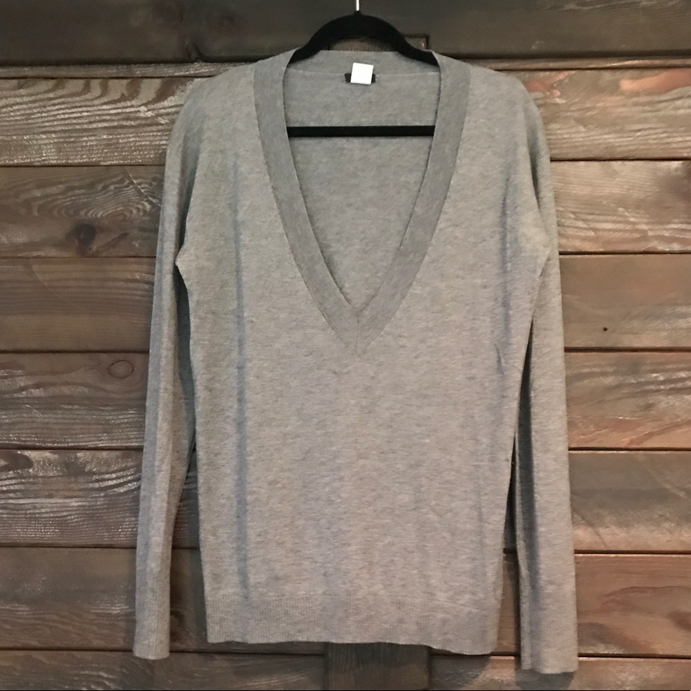 Once worn J. Crew silk/cashmere sweater